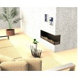 Bioethanol fireplace two sided